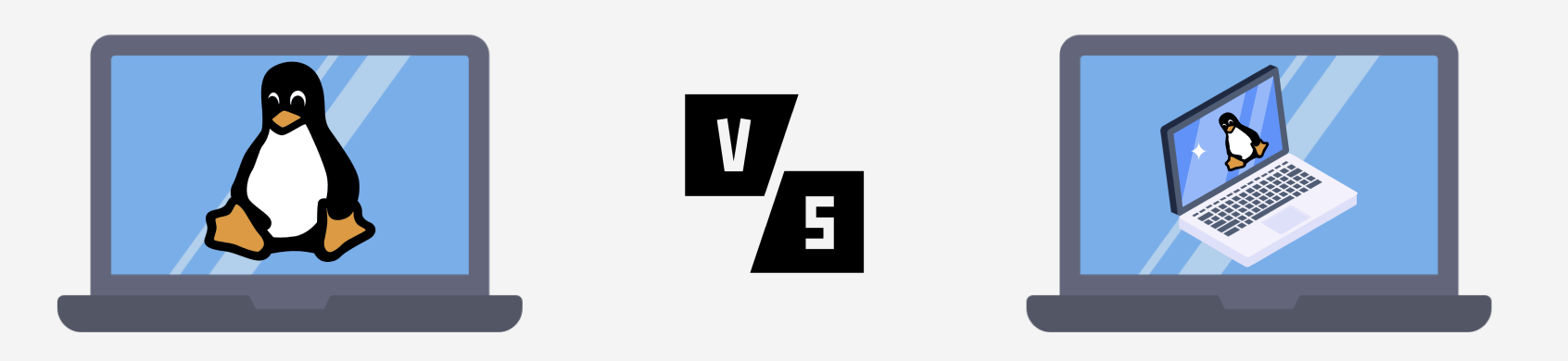 Physical Operating System vs Virtual Machine