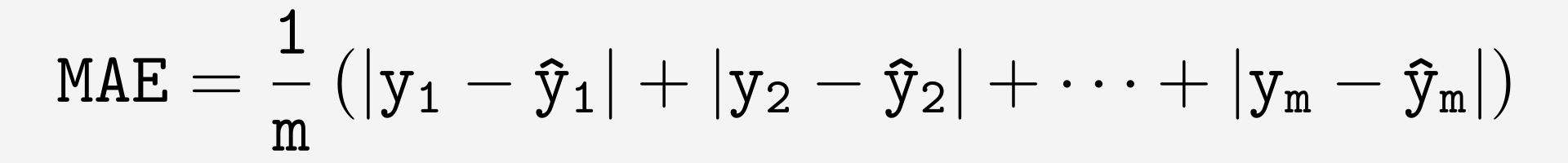 MAEformula