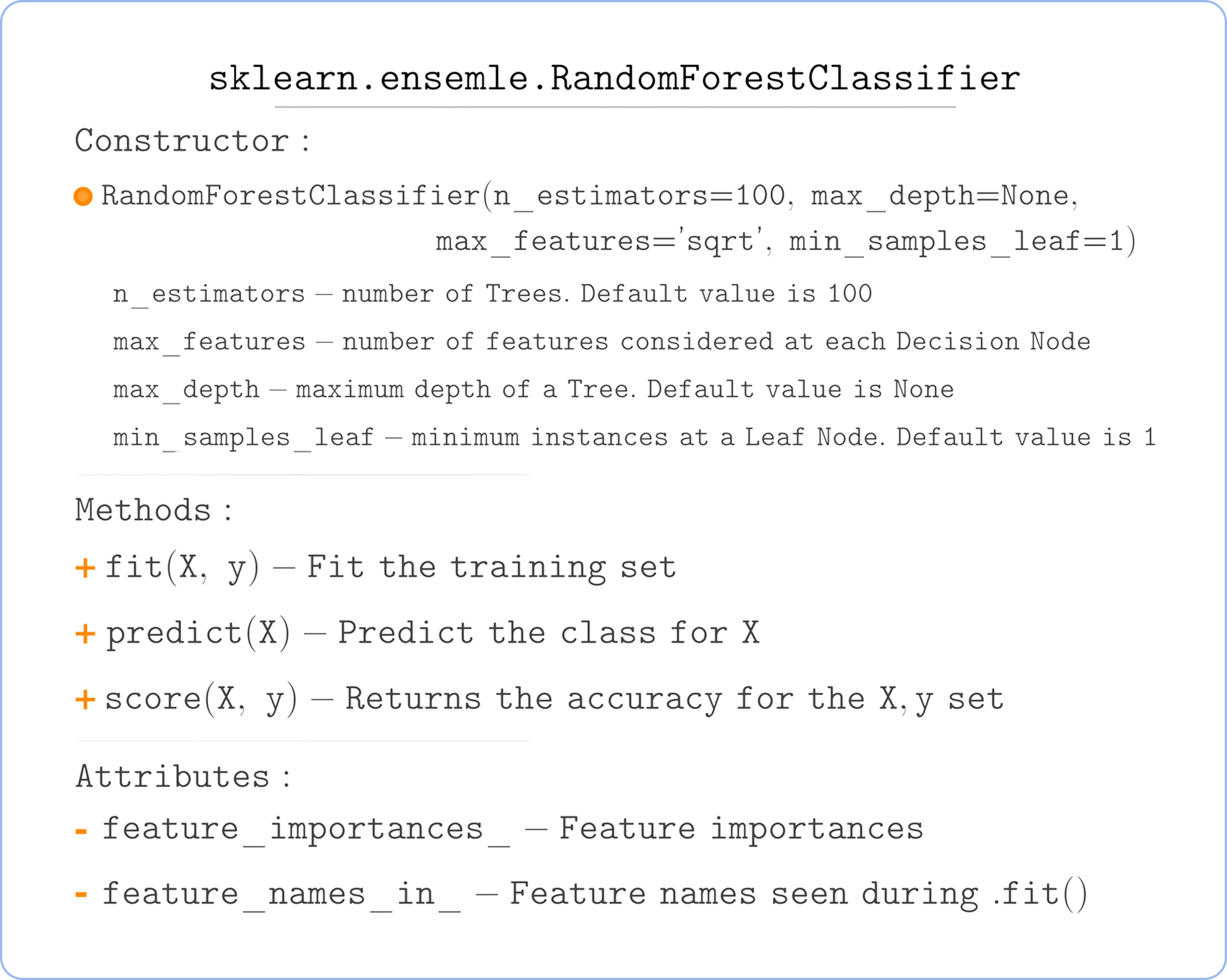 RandomForestClass