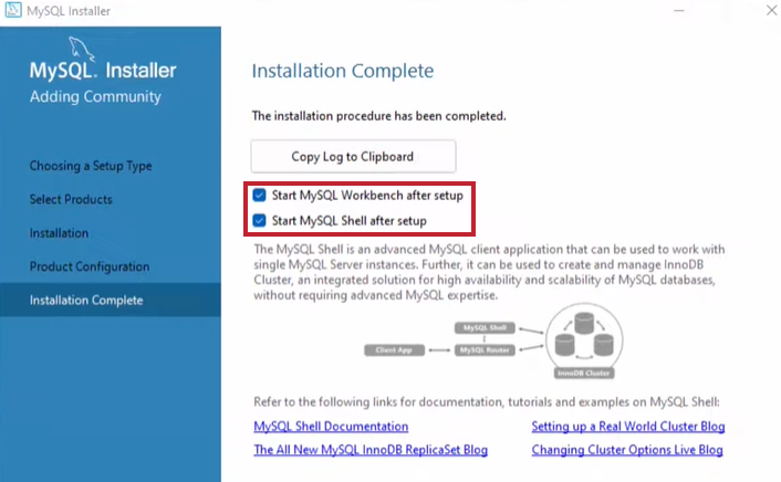 Installation MySQL for Windows