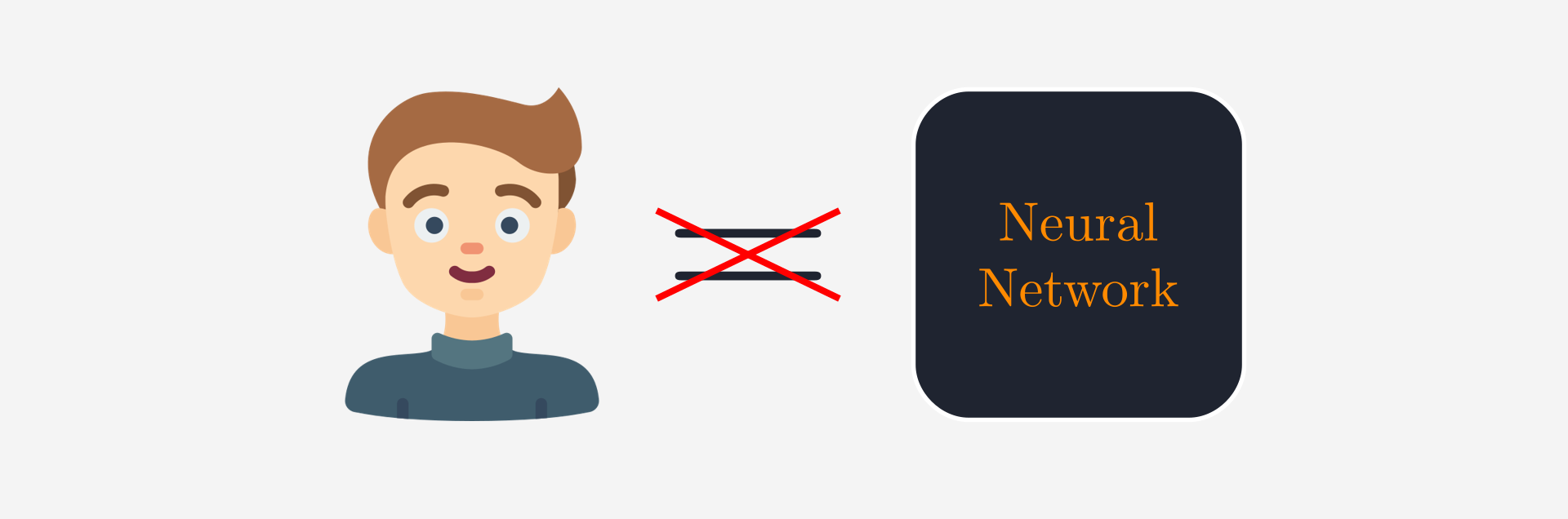 Mensch ist nicht gleich neuronales Netz